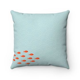 School of Fishes Cushion Home Decoration Accents - 4 Sizes (size: 18" X 18")