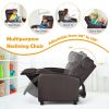 Ergonomic PU Leather Kids Recliner Lounge Sofa for 3-12 Age Group