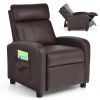 Ergonomic PU Leather Kids Recliner Lounge Sofa for 3-12 Age Group