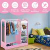 Kids Dress Up Storage with Mirror