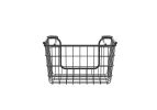 Oceanstar Stackable Metal Wire Storage Basket Set for Pantry, Countertop, Kitchen or Bathroom â€šÃ„Ã¬ Black, Set of 3