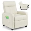 Ergonomic PU Leather Kids Recliner Lounge Sofa for 3-12 Age Group