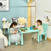 3 Pieces Multi Activity Kids Play Table and Chair Set