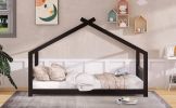 Twin Size House Bed Wood Bed