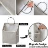 Simple Trendy Hanging Storage Bag; Double Side Pockets Organizer For Bedroom; Bathroom