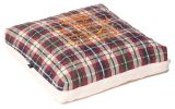 Touchdog Exquisite-Wuff Posh Rectangular Diamond Stitched Fleece Plaid Dog Bed