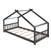 Twin Size House Bed Wood Bed