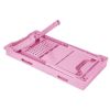 Foldable Laptop Table Bed Notebook Desk with Cooling Fan Mouse Board LED light 4 xUSB Ports Breakfast Snacking Tray