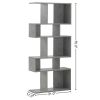 5 Cubes Ladder Shelf Corner Bookshelf Display Rack Bookcase