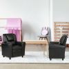 Children PU Leather Recliner Chair with Front Footrest