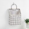 Simple Trendy Hanging Storage Bag; Double Side Pockets Organizer For Bedroom; Bathroom