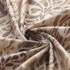 Muwago Sterling Chocolate Farmhouse Style Bathroom Curtain Polyester Waterproof Fabric Bathing Cover Brown Shower Curtain