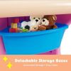 Kids Activity Table and Chair Set Play Furniture with Storage