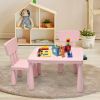 3 Pieces Multi Activity Kids Play Table and Chair Set