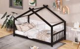 Twin Size House Bed Wood Bed