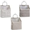 Simple Trendy Hanging Storage Bag; Double Side Pockets Organizer For Bedroom; Bathroom