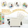 Ergonomic PU Leather Kids Recliner Lounge Sofa for 3-12 Age Group