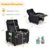 Ergonomic PU Leather Kids Recliner Lounge Sofa for 3-12 Age Group