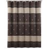 Muwago Waterproof Bathroom Curtain Seville Chocolate Printed Blackout Bathing Cover Mildew Shower Curtain For Shower Curtain