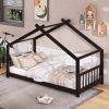 Twin Size House Bed Wood Bed